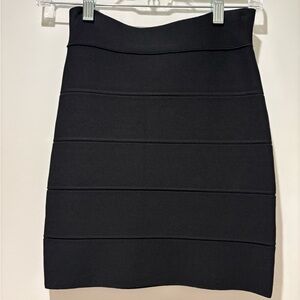 BCBGMaxAzria Black Pencil Skirt